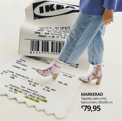 tappeto ikea off white scontrino|Ikea presenta Markerad, la collaborazione (cult) con .